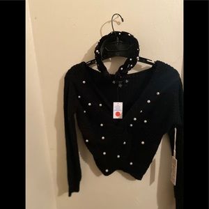 CROPPED SWEATER HEADBAND COMBO